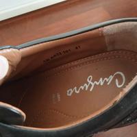 Scarpe da uomo eleganti nere in pelle taglia 41