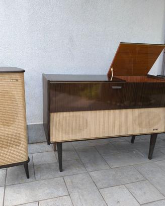 Mobile giradischi e radio + cassa audio