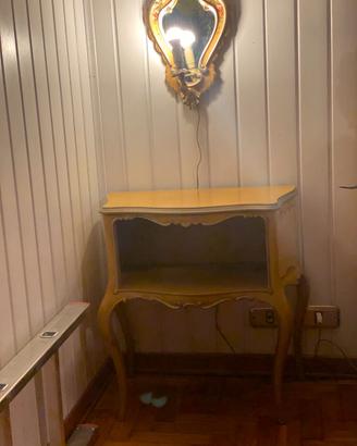 Coppia comodini stile veneziano dipinto a mano