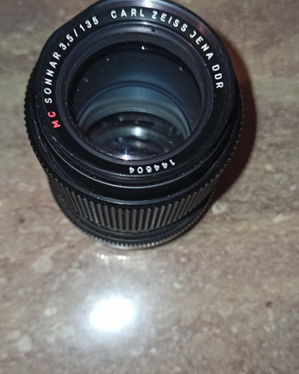 Obiettivo Carl Zeiss Jena DDR 135