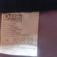 piumone microfibra e piuma d'oca. 