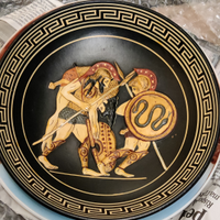 Piatto Lotta Greco Antico