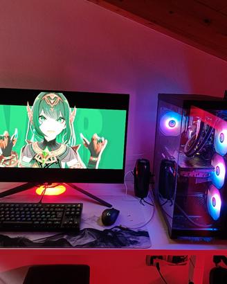 pc gaming Fascia medio-alta con  monitor 180hz fhd