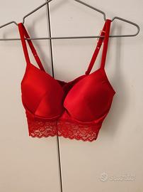 Bralette rossa Tezenis taglia 4B 