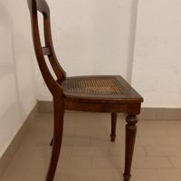 Sedia in paglia di vienna antica