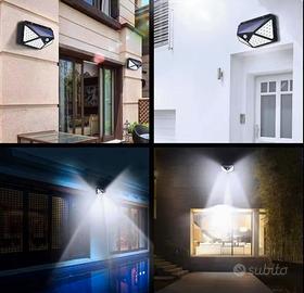 Lampada solare led con sensore di movimento