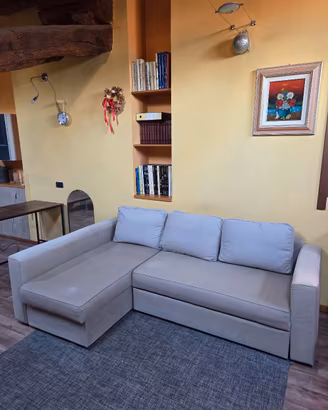 Divano letto angolare IKEA Månstad con contenitore