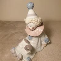 LLADRO 1985 Spagna - Clown con cucciolo di cane