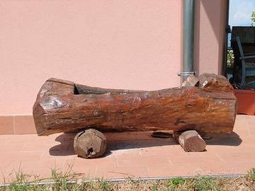Fioriera in legno