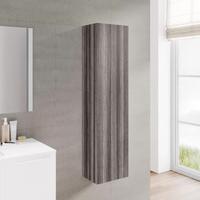 Colonna pensile da bagno 140x35 in rovere scuro
