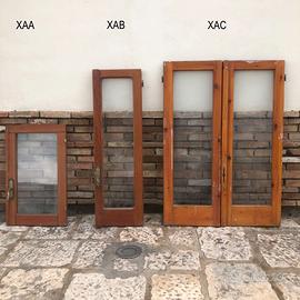 Finestra in legno massello artigianale 1 o 2 ante 