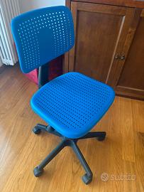 Sedia da scrivania Ikea mod Alrik x ragazzi nuova
