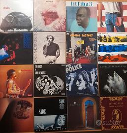 Vinili Jethro Tull, Vasco, Litfiba, Police e altri