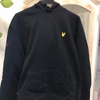 Felpa Lyle&Scott nera M slim originale