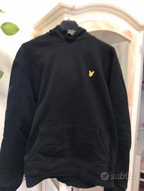 Felpa Lyle&Scott nera M slim originale