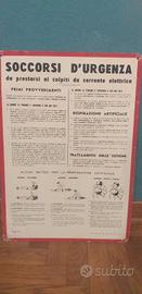 Cartello soccorsi d'urgenza 