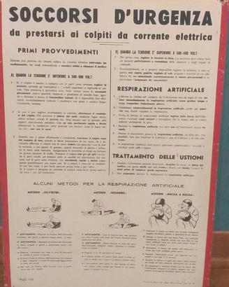 Cartello soccorsi d'urgenza 