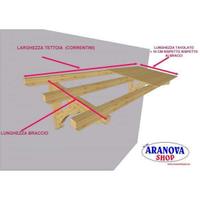 Pensilina tettoia in legno lamellare per porte e f