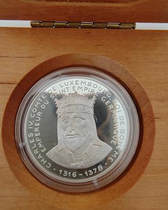 Moneta Argento 20 ECU 1992 Lussemburgo