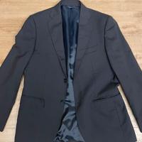 Giacca elegante uomo blu, taglia L (50)