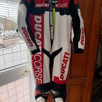 Tuta in pelle di canguro AWA Racing replica Ducati