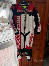 Tuta in pelle di canguro AWA Racing replica Ducati