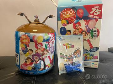Bombola gas ad Elio usa e getta