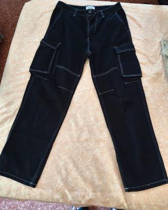 Pantaloni Cargo neri Alcott nuovi IT 42