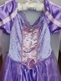 Vestito Carnevale originale Disney - Rapunzel