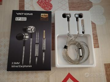 YATiOMI EP-660 auricolari cablati Hi-Res Audio