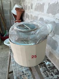 Bidone fusto acciaio inox 25 LT