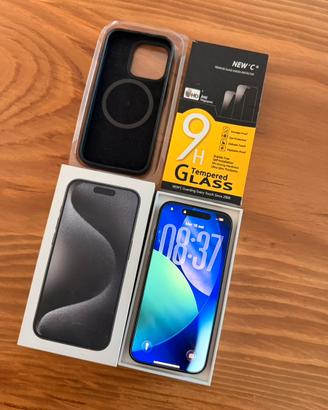 Iphone 15 Pro Perfetto + cover e pellicola