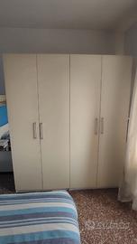 Armadio camera a quattro ante