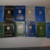 12 monete 500 lire argento
