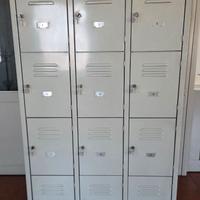 Armadietto spogliatoio 12 posti metallo