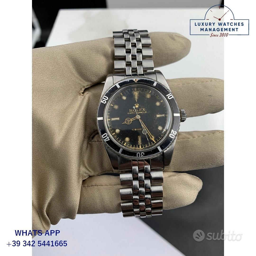 Subito LUXURY WATCHES RIMINI ROLEX Submariner 6536 1 James Bond gilt radium Abbigliamento e Accessori In vendita a Rimini