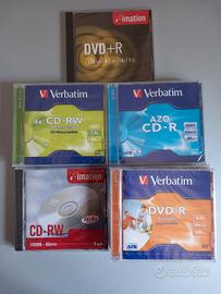 DVD-R e CD-RW assortiti