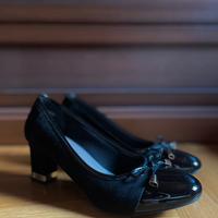 ballerine nere con tacco