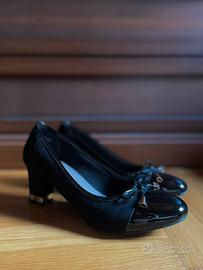 ballerine nere con tacco