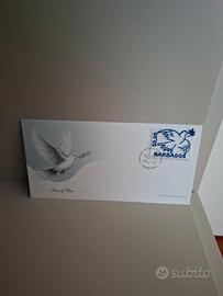 Busta Barbados 2025 Dove Of Peace FDC