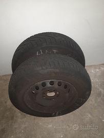 2 cerchi Fiat 155/80/ R 13 T