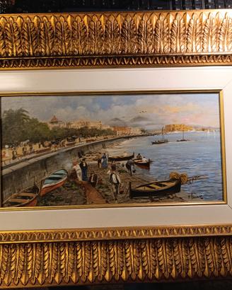 Francesco Tammaro 1939 dipinto olio su tavoletta 
