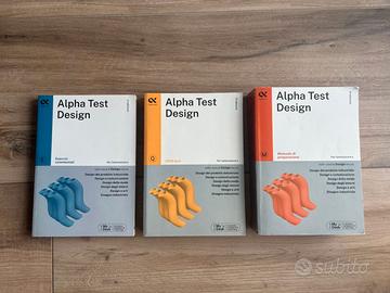Set Alpha Test Design - 3 libri
