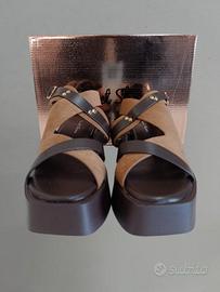 sandali marroni donna n 40