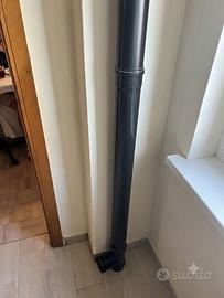 Scarico fumi pellet ed aspiracenere