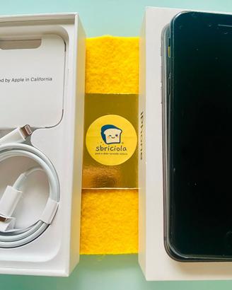 iPhone SE 2020 128GB, Nero, vetro retro scheggiato
