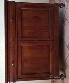 Credenza 2 ante in legno massello arte povera