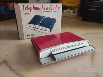 listin telefonico Carl Nº901 Telephone List Fender