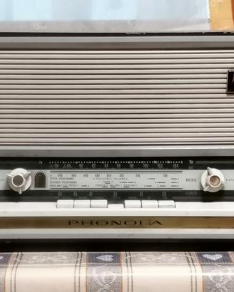 Radio valvolare phonola anni 60