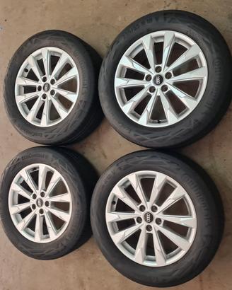 4 Cerchi da 18' in Lega - Audi - Kit Completo A3 Q
